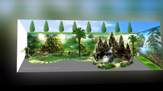 Công trình non bộ Tại nhà anh chị Minh Phương – Đoan Hùng | Nha Sang Art thi công